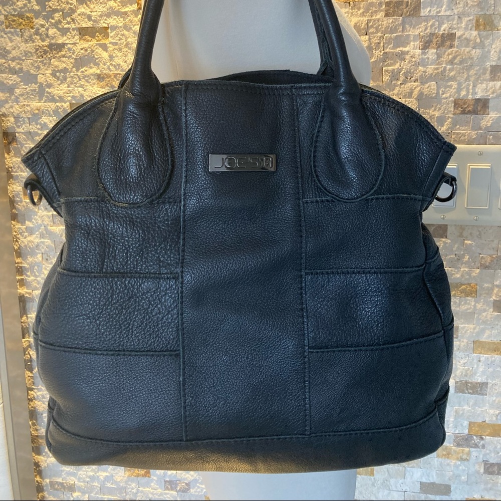 Joe’s Jeans Black, Leather Crossbody/Satchel.